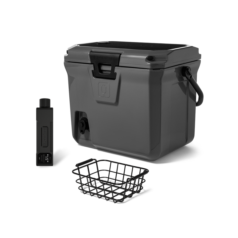 Br Tank 20-Quart Grab + Go Cooler Bundle | Charcoal - Signature Sip-Set