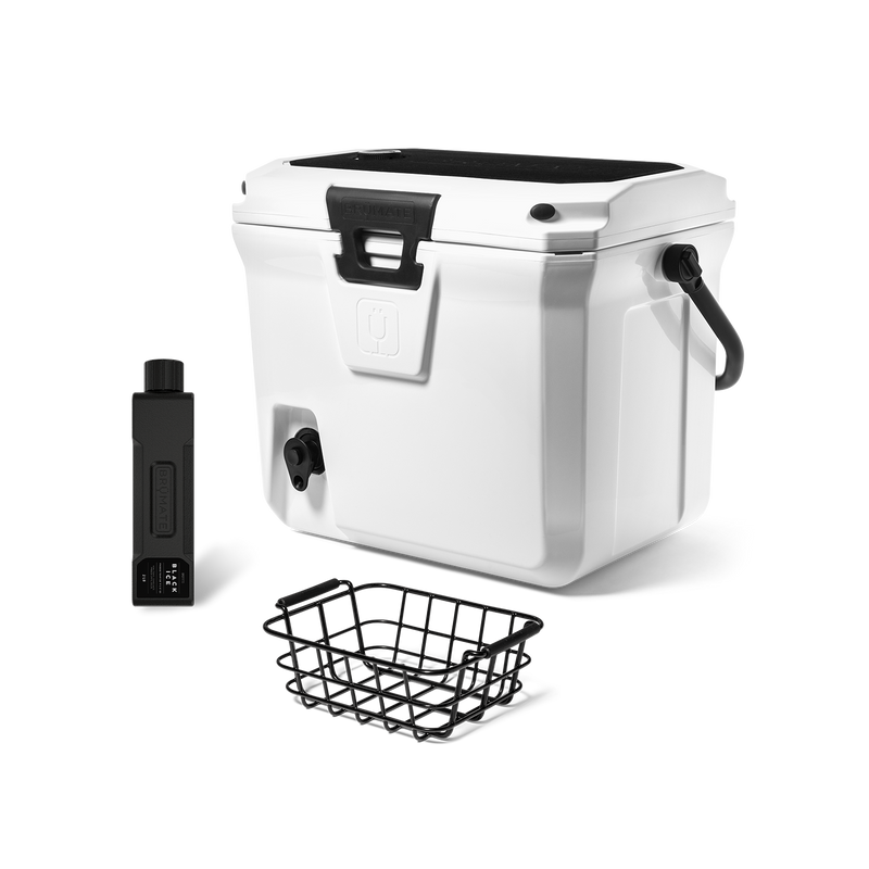 Br Tank 20-Quart Grab + Go Cooler Bundle | Ice White - Grab-and-Go First-Sip