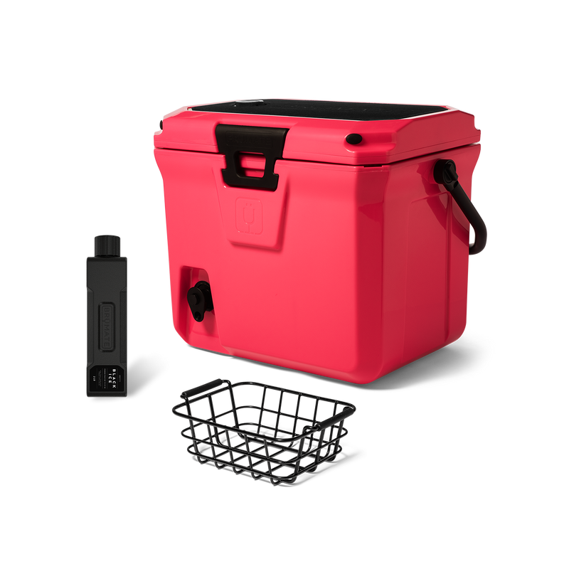 Br Tank 20-Quart Grab + Go Cooler Bundle | Neon Pink - Versatile Sip-Starter