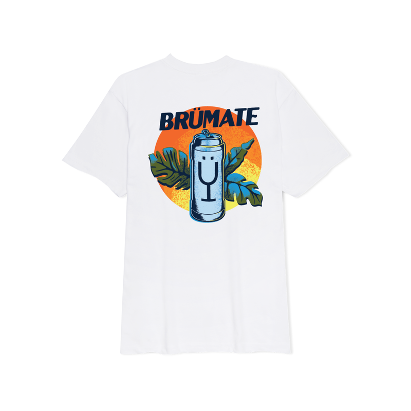 Summer Throwback Tee | White - Grab-and-Go Casual-Wear