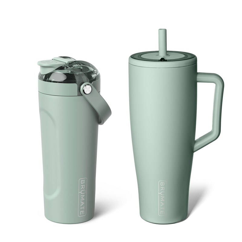 Shake + Glow Bundle | Sage | 40oz/25oz - Essential Starter-Collection