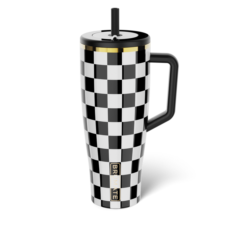 Era 40oz | Black & White Checker - All-Day Drink