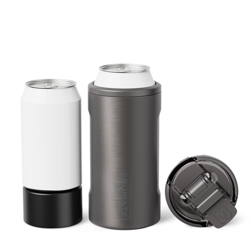 Hopsulator Trio | Black Stainless | 12/16oz Standard Cans - Casual Day-Trip