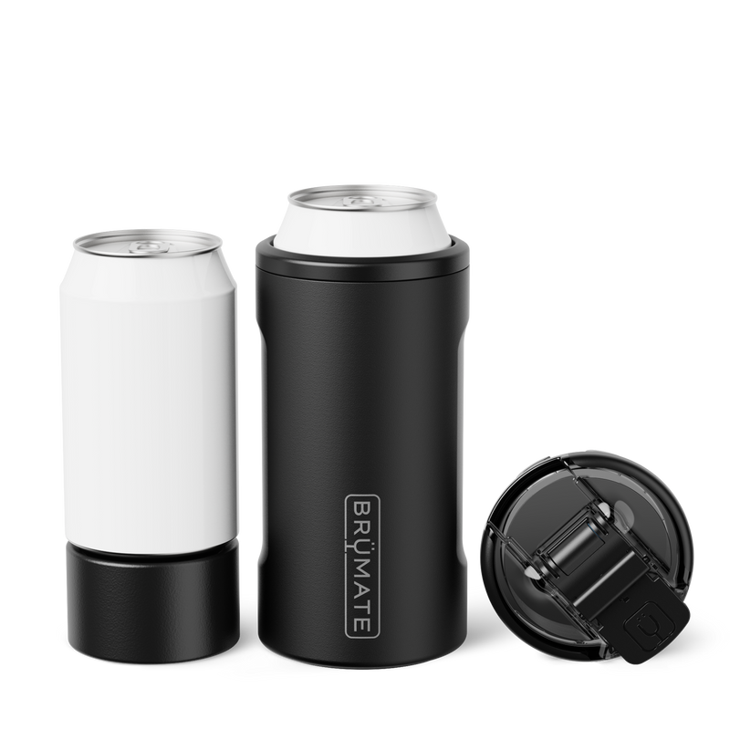 Hopsulator Trio | Matte Black | 12/16oz Standard Cans - Bright Escape