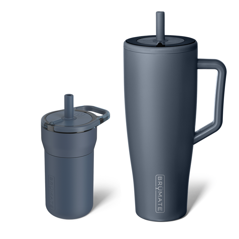 Mini + Me Bundle | Nightfall Blue | 40/12oz - Portable Sip-Set