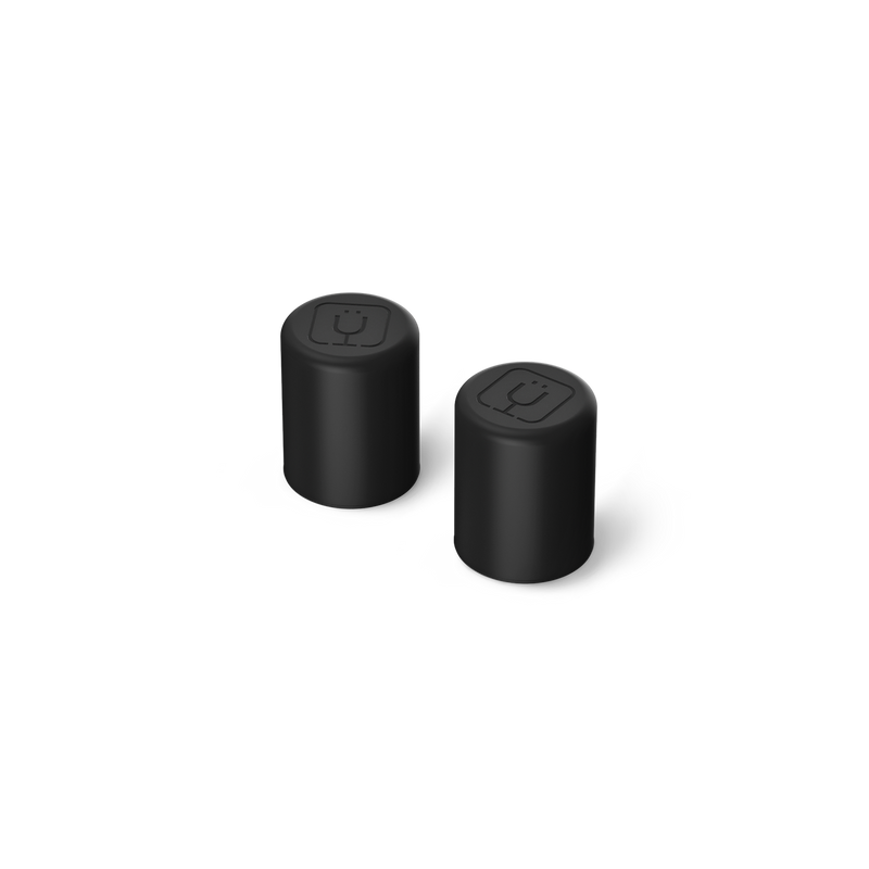 Magnetic Straw Cover | Black | 2-Pack - Classic Replacement
