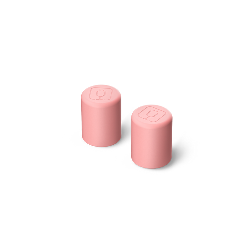 Magnetic Straw Cover | Guava | 2-Pack - Leisure Add-On