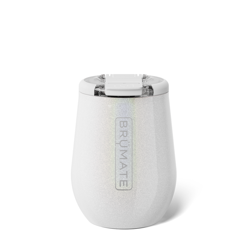 Uncork'd | Glitter White | 14oz - Ready Travel-Mug