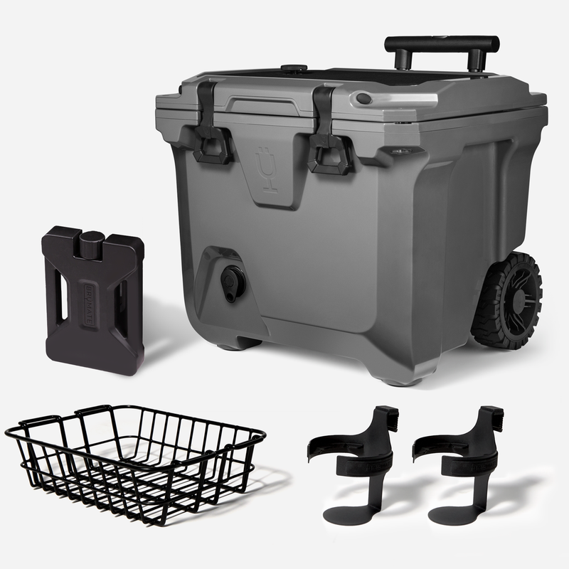 Br Tank 35-Quart Ultimate Day Trip Cooler Bundle | Charcoal - Roadtrip Ready-Kit