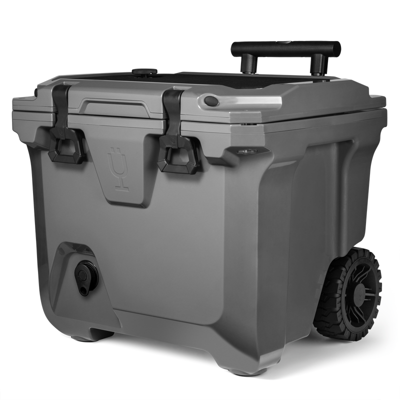 Br Tank 35-Quart Rolling Cooler | Charcoal - Adventure Camp