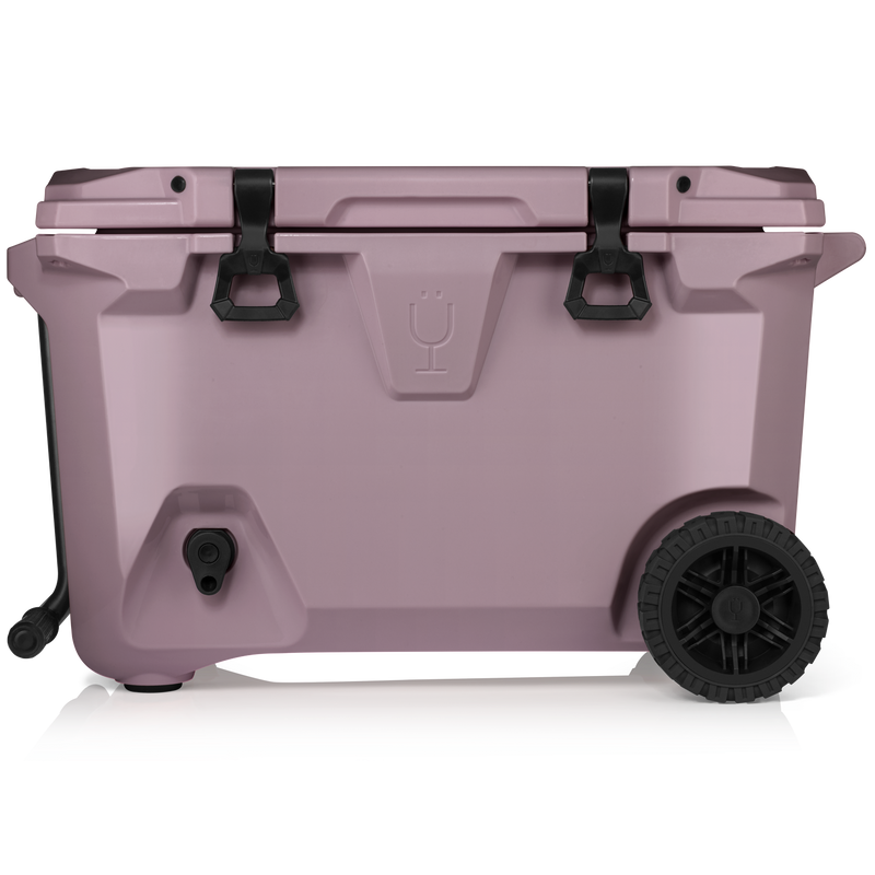 Br Tank 55-Quart Rolling Cooler | Lilac Dusk - Portable Tailgate