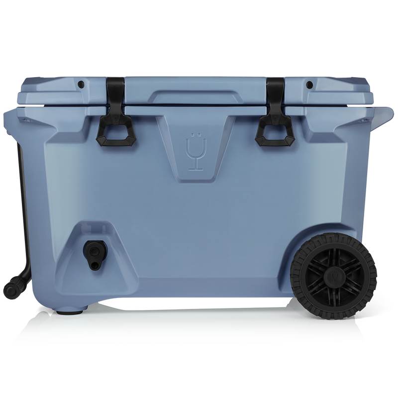 Br Tank 55-Quart Rolling Cooler | Denim - Comfort Carry